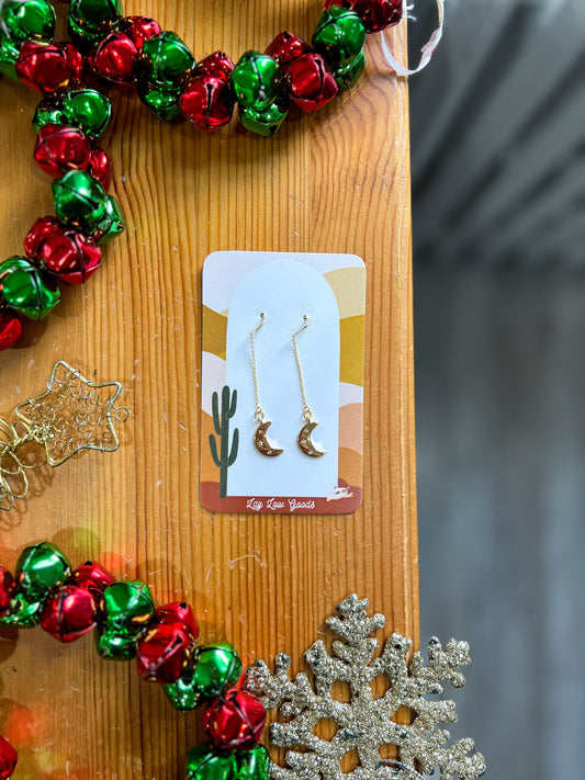 "Moonlight Threaders" Earrings