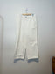 Massimo Dutti High Waist Wide Leg Jeans in White (Size 12)