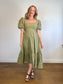 Wilfred "Ascot Linen Dress in Sage Green" (Size 12)