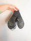 Ancient Greek Sandals "Estia Leather Sandals in Black" (Size 40)