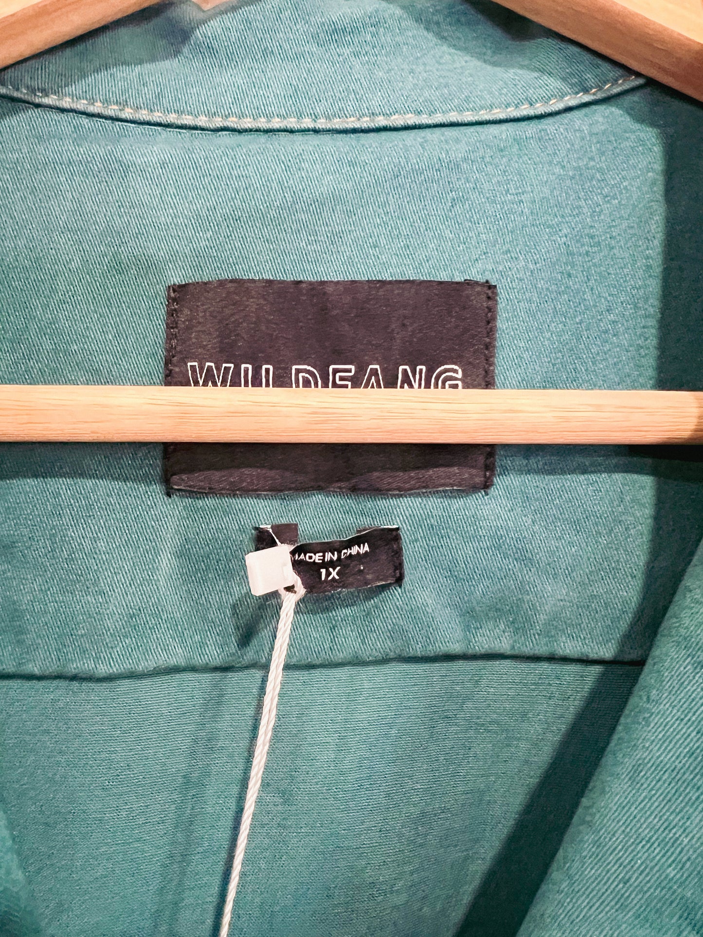 WILDFANG "The Essential Coverall in Dark Teal" NWT (Size 1X)