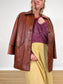 KOTN Sustainable Alpaca & Merino Wool Sweater in Burgundy (Size S/M)