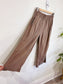 Madewell "Drapeweave Carley Wide-Leg Pants" in Brown (Size S)