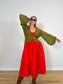 Savannah Morrow The Label "Vea Blouse in Green" (Size S/M)