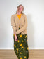 Vintage Cotton Cardigan in Beige (Size XL)