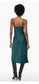 Wilfred "Only Slip Satin Midi Dress" in Forest Green (Size S)