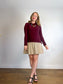 Vince Cashmere Sweater in Maroon (Size S)