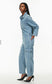 Denim Forum "The 90s Denim Jumpsuit (Size S)