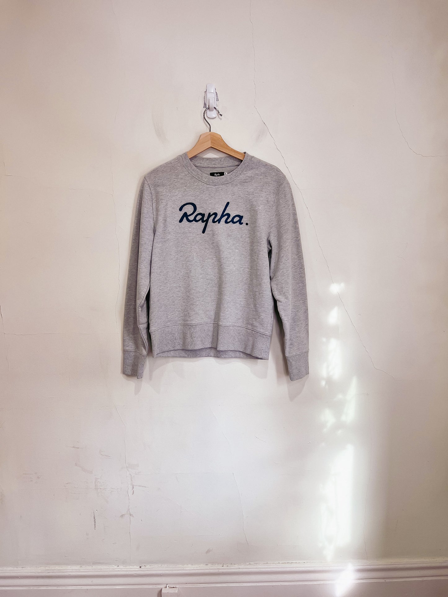 Ralpha "Women's Logo Sweatshirt" In Grey/Teal (Size S)