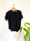 Madewell Black T-Shirt (Size L)