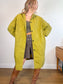 Cawley Studio Designer Canvas Trench Coat in Green (Size S-L)