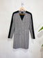 Judith & Charles Plaid Long Sleeve Blazer in Black/Grey (Size 6)