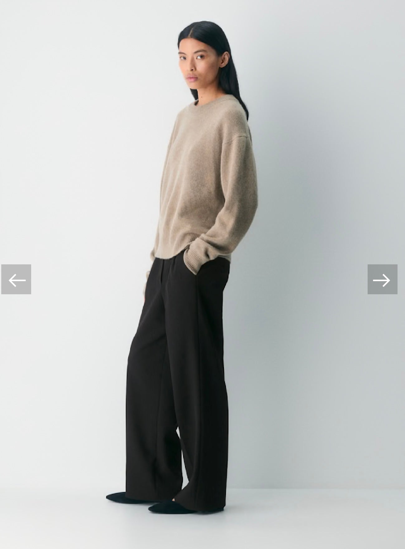 Wilfred "The Effortless Pant in Black" (Size 4)