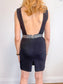 Vintage 90s St. John Holt Renfrew Designer Mini Dress with Crystal Belt (Size S)