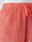 Eileen Fisher "Puckered Organic Linen Shorts in Punk Gingham" (Size M)