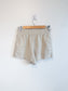 Reformation "Mila Linen Short in Oatmeal" (Size S/M)