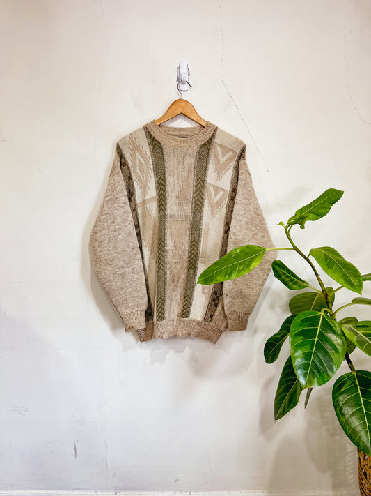 Vintage Grandpa Sweater (Size XL)