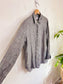 Tradlands Slow Fashion Linen Blouse in Grey Heather (Size M)