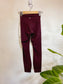 Lululemon Maroon Wunder Under High Rise Tight 25" NWT (Size 0)