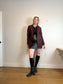 Never Fully Dressed "Black Vegan Leather Mini Jaspre Skirt" (Size 12)