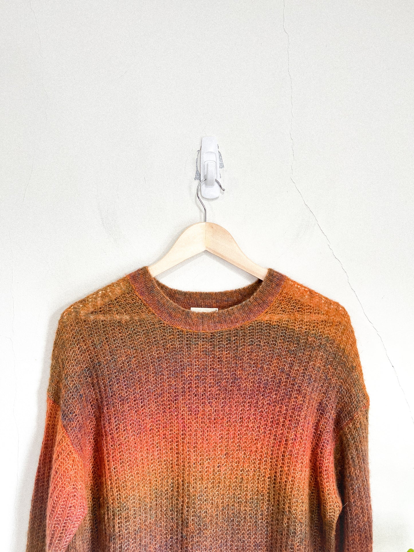 Wilfred Free Sunset Ombre Wool "Cosmic Crewneck" (Size M/L)