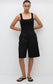 MATTEAU Designer "Long Chino Short in Black" (Size 6)