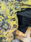 Wilfred Silk Sheer Blouse in Yellow/Grey/Blue Print SOLD AS IS (Size S/M)