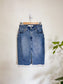 Gap "Icon Denim Midi Skirt" in Medium Wash (Size 28P)