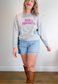 Favourite Daughter "Mom's Favourite Crewneck in Grey" (Size M)