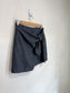 Wilfred "Wrap-Front Wool Skirt in Charcoal Grey" (Size 6)