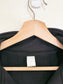 KOTN Slow Fashion "Quarter Zip French Terry Sweatshirt in Black" (Size L)