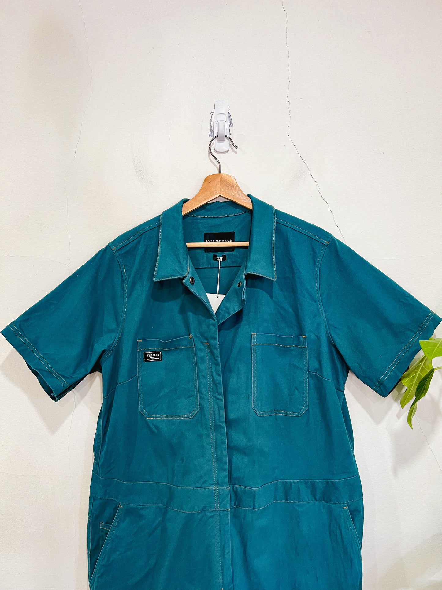 WILDFANG "The Essential Coverall in Dark Teal" NWT (Size 1X)