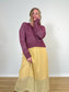 KOTN Sustainable Alpaca & Merino Wool Sweater in Burgundy (Size S/M)