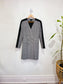 Judith & Charles Plaid Long Sleeve Blazer in Black/Grey (Size 6)