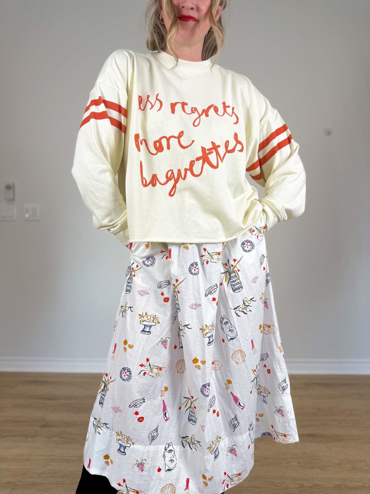 Anthropologie "Daily Practice Less Regrets Sweatshirt" (Size L)