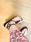 Ancient Greek Sandals "Estia Leather Sandals in Black" (Size 40)