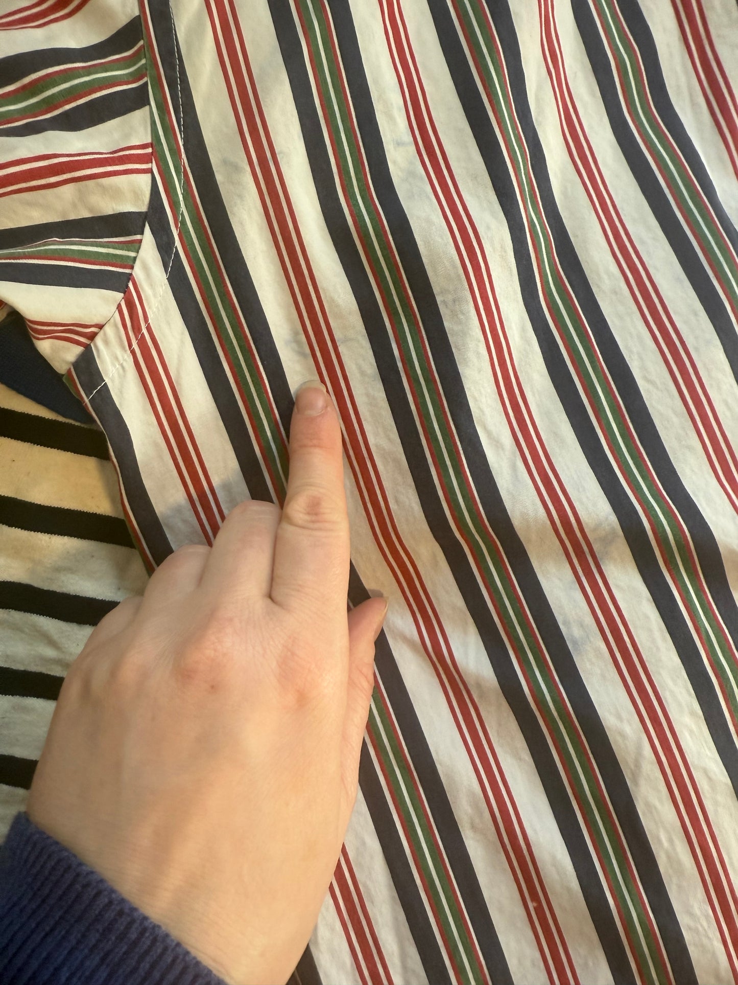 Vintage Tommy Hilfiger Striped Button Down SOLD AS IS (Size L)