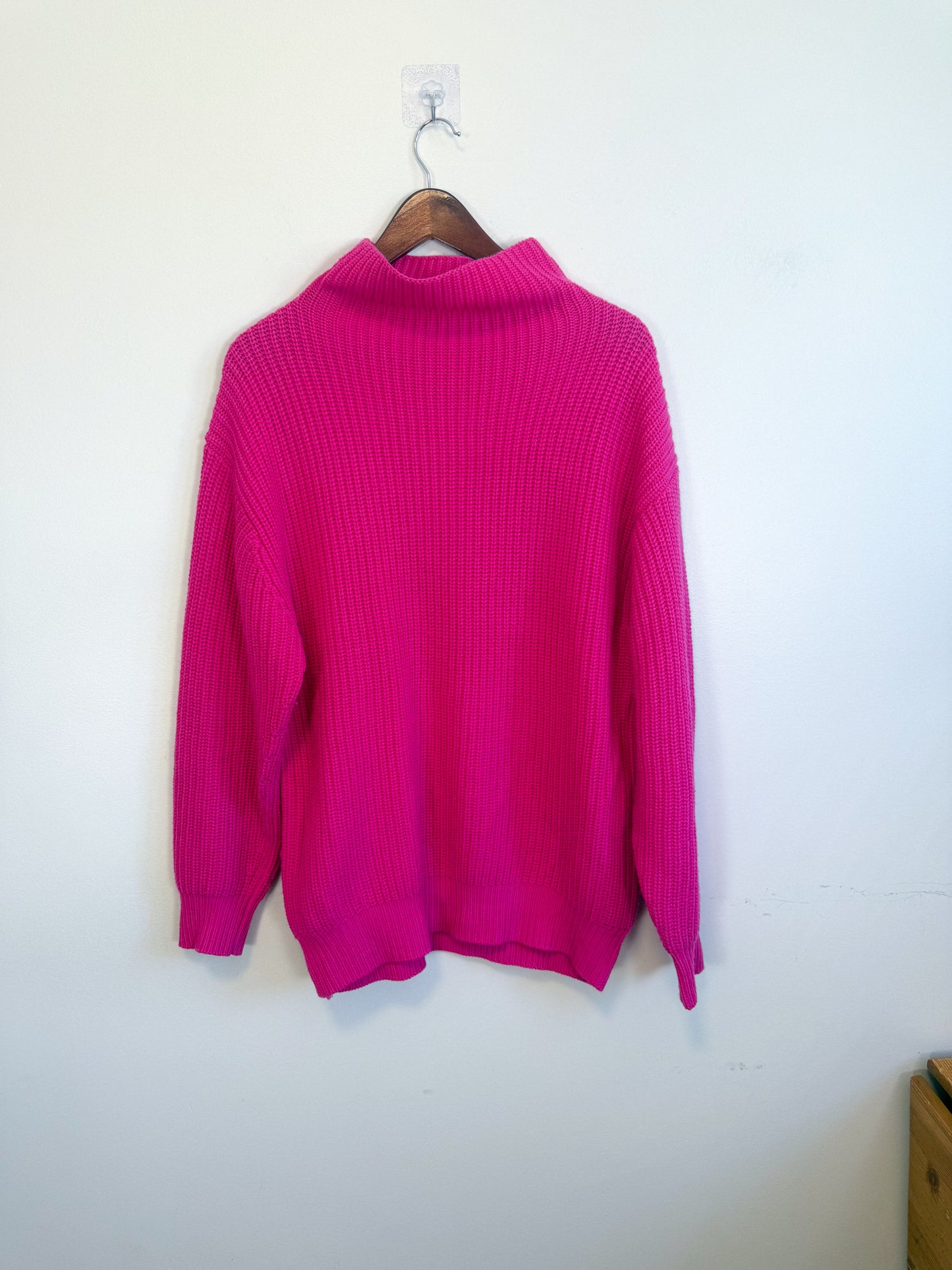 Wilfred "Montpellier Merino Wool Sweater in Hot Pink" (Size M)