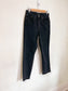 Denim Forum "The Arlo Hi-Rise Straight Jean in Black Eyeliner"(Size 29)