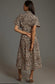 Anthropologie "The Tobie Leopard Print Midi Shirt Dress by Exquise" (Size S)