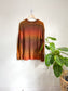 Wilfred Free Sunset Ombre Wool "Cosmic Crewneck" (Size M/L)