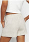 Reformation "Mila Linen Short in Oatmeal" (Size S/M)