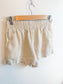 Reformation "Mila Linen Short in Oatmeal" (Size S/M)