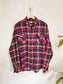 Vintage Plaid Flannel Button Down (Size L)