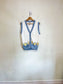 Vintage Geometric Pastel Sweater Vest (Size S/M)