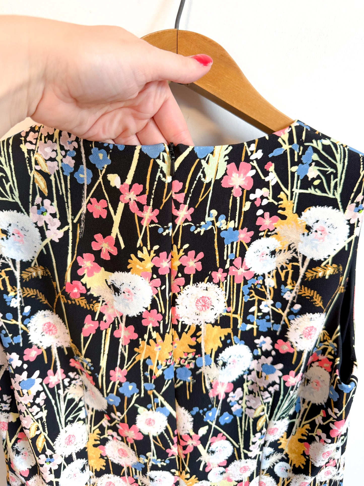 Peter Pilotto "Cady Dress V-Stam Floral Shift Dress" (Size L)