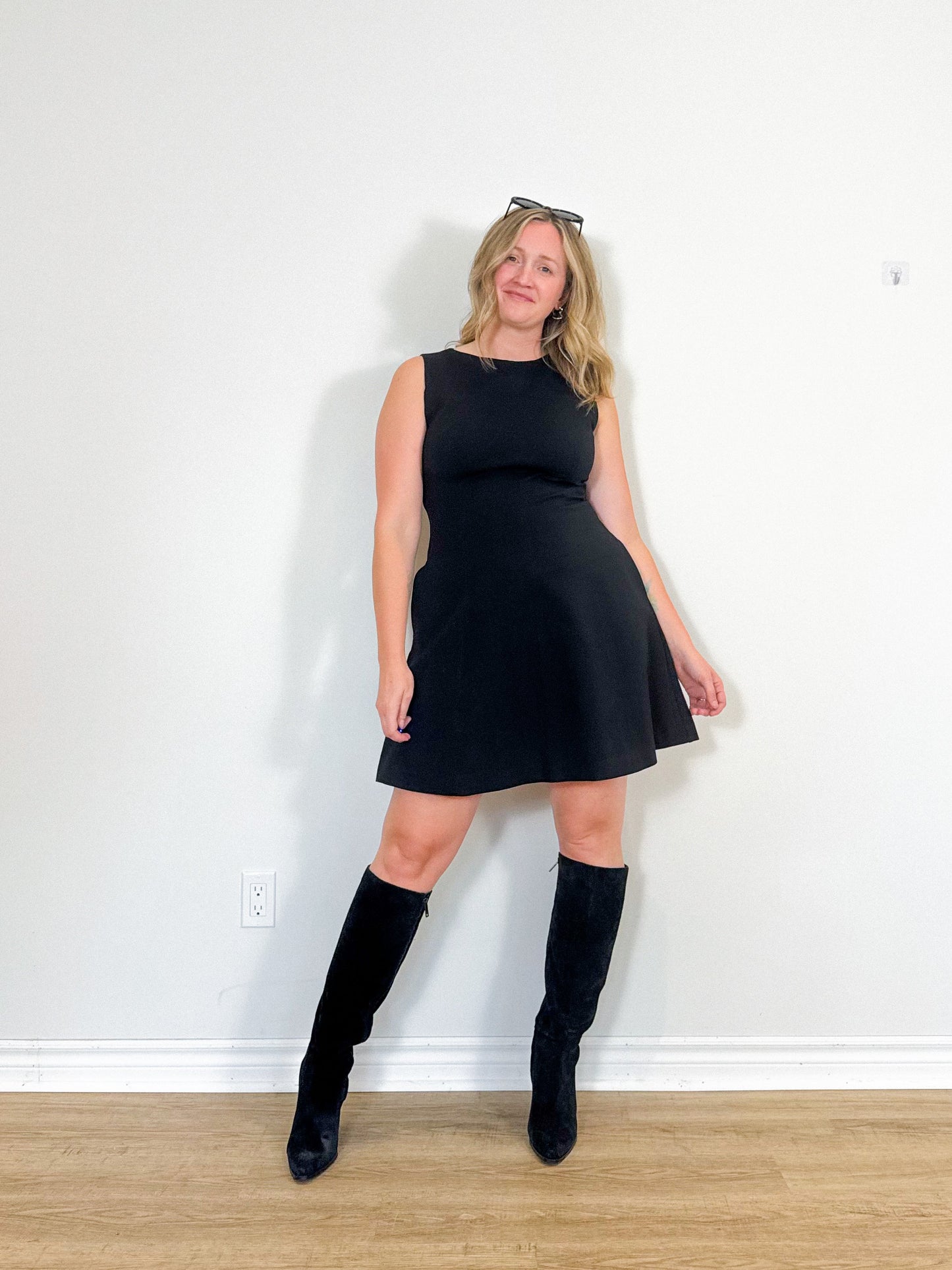 Spanx "Fit & Flare Dress in Black" (Size L)