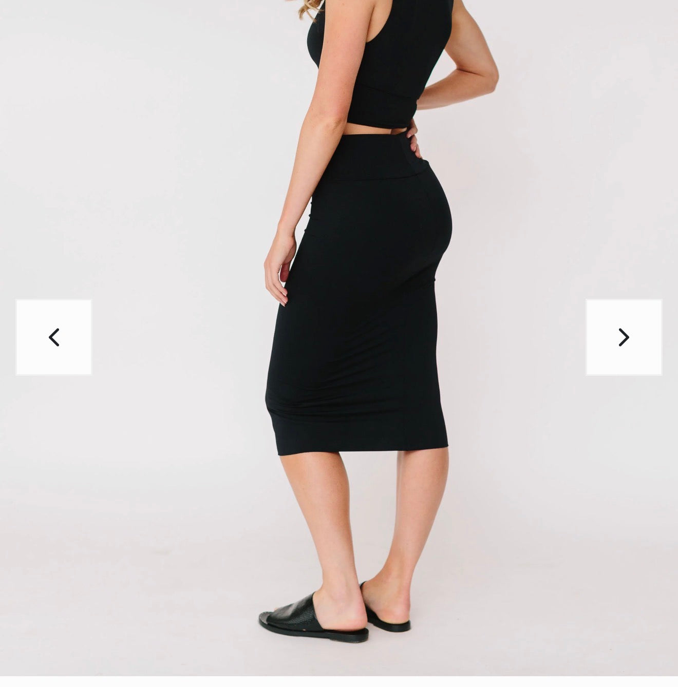 Epoque Evolution "The One Pencil Skirt in Black" (Size M)