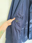 COS Lightweight Navy Trench Coat (Size L)