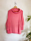 Free People Ottoman Slouch Tunic Sweater/Dress in Bubblegum Pink (Size XS-M)